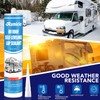 RV Roof Sealant, Self-Leveling Lap Sealant White, RV Caulking for