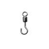 KTGCOZS Pack of 100 Fishing Swivels Open Eye Rolling Swivel