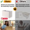 21" Touch Bedside lamps with 2 USB & AC Outlets,