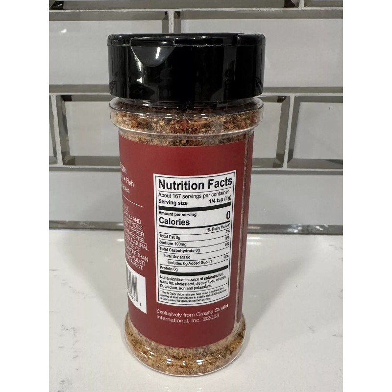 Omaha Steaks Seasoning 5.9 oz Master Butchers' Favorite Blend BRAND