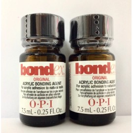OPI PACK OF 2 xOPI BONDEX Original Acrylic Bonding Agent for Nails, 7.5 mL / .25 Oz
