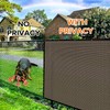 Cisvio 6ftx50ft Fence Privacy Screen Heavy Duty 170 GSM Windscreen