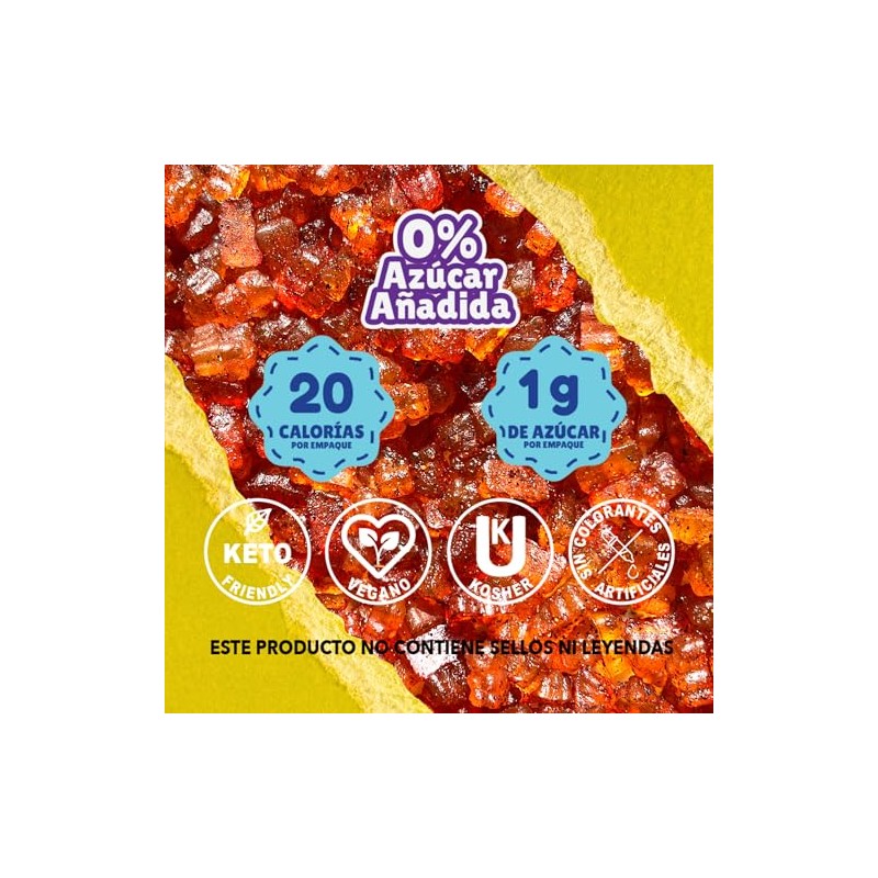 Gommi-Li | Spicy Bears Mango Enchilado 50g | Gomitas Veganas