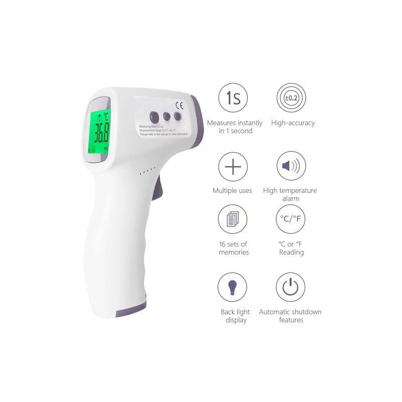 Boulton Forehead Thermometer for Adults Kids – Digital Baby Thermometers