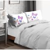 Sunny Side Up Flutter 2 Pack Reversible Pillowcases - Double