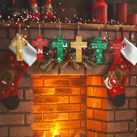 Birth of Jesus Decorations | Christian Christmas Nativity Scene Ornaments for Religious Easter