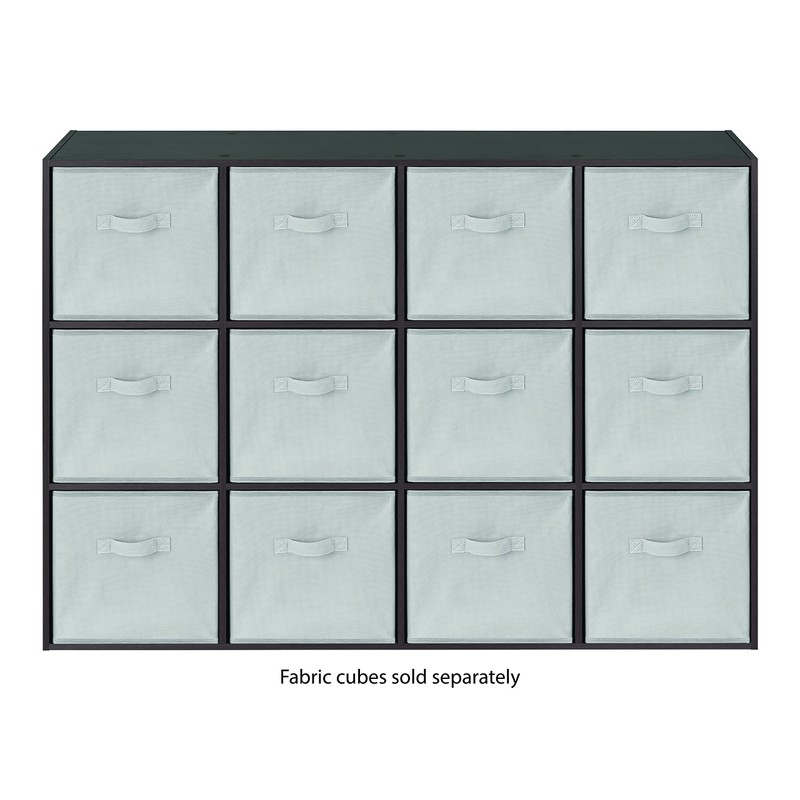 Whitmor 12 Cube Organizer - Espresso