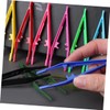 BIUDECO 30pcs Brow Trimming Tweezers Lightweight Eyebrow Tweezers for Makeup