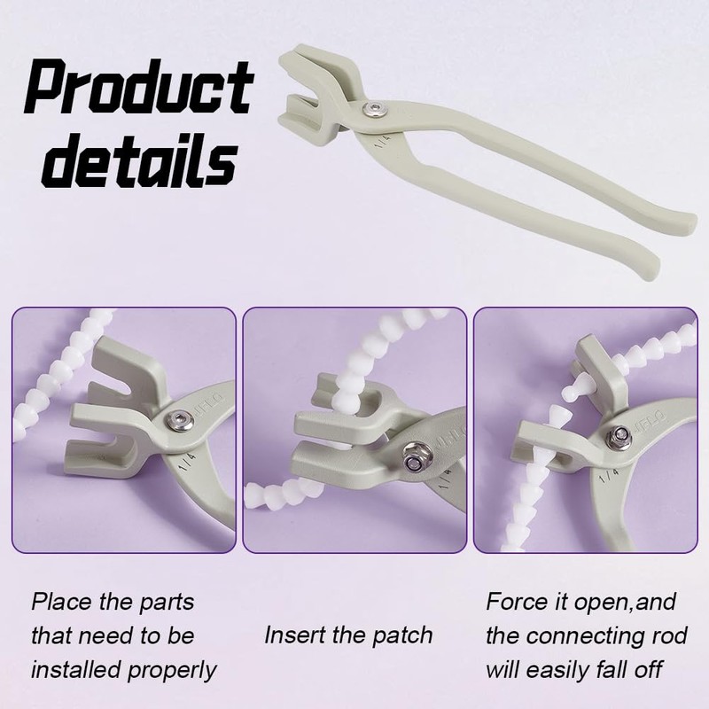 OLYCRAFT Alloy Mounting Pliers - 12/14/16mm Height Skeleton Joint Tool