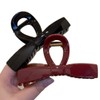 Wenlly 5.1 inch fashion bow hair claw clip, hair jaw