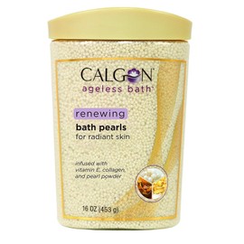 Calgon Ageless Bath Renewing Bath Pearls with Vitamin E & Pearl Powder 16 Ounce