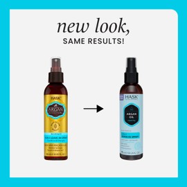 HASK Repairing ARGAN OIL 5-in-1 Leave In Conditioner Spray for all hair types, color safe, gluten free, sulfate free, paraben free - 2 PIECE SET