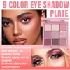 Pink Eyeshadow Palette & 9 Shades Eyeshadow Palette with Highly