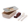 Fabulous Lunch Box Lunchbox mit Besteck, Grau – Isère 38