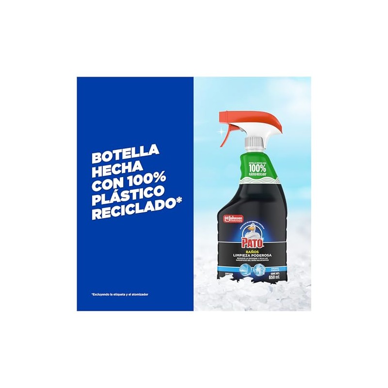 Pato Limpiador Baños Cloro Elimina Manchas Jabon Aroma Fresco 650ml
