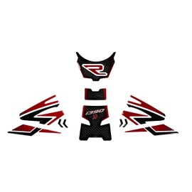 Tankpad Knee-Pad Set 3D Carbon Look Compatible with KTM 1390 Super Duke R X850081VA