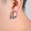 COOEAR 1 Pair of Surgical Steel Ear Gauges, Double Flared
