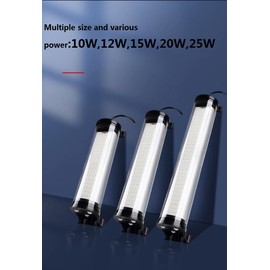 QUJILINE 15W LED Machine Lighting QUJILINE Milling Tube Lights CNC Lathe Drilling Led Machine Work Light Explosion-Proof Lamp Waterproof IP65 Oil-Proof Industrial Lighting 24V (15W)
