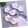 FOMIYES Pcs Plush Sleep Masks Unicorn Eye Cover Comfortable Blindfold