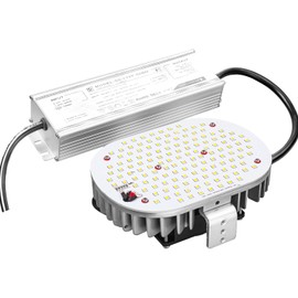 OSTEK 75W LED Shoebox Retrofit Kit, 10125LM 5000K Daylight, E39 Mogul Base LED Replacement for 350W MH/HID, DLC & ETL Listed Retrofit Lamp for Parking Lot, Street Light, Area Lighting