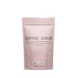 Lifes Butter Exfoliante de café Lifes Butter con café arábico natural eficaz contra la celulitis, las estrías, las cicatrices y el acné, Manteca de...
