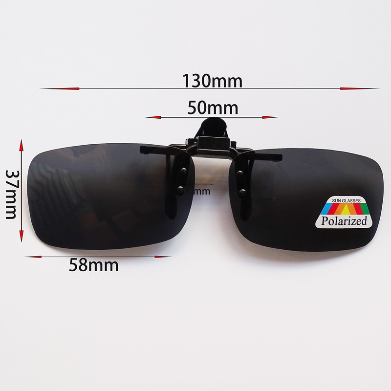 Whatif Sunglasses, Clip-on UV400 Sunglasses, Front Apart Polarized Lenses, For
