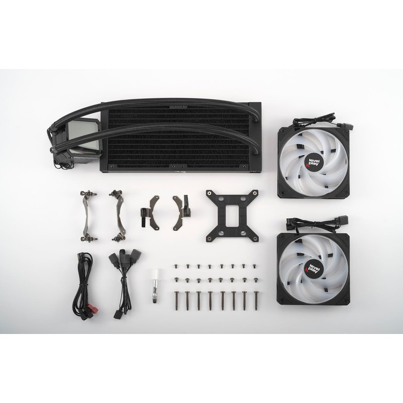 Levelplay CL240 ARGB 240mm AIO PC CPU Liquid Water Cooler