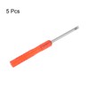 sourcing map Mini Slotted Screwdriver 3 mm Flat Head for