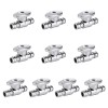 EFIELD 10 PCS 1/2" X 1/2" PEX-A BRASS 1/4 TURN