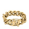 Diesel DX15687108 Unisex Oval D Logo Ring Soft Chain Stainless