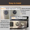 MANWU 6 Stove dials Sticker for Burner cooktop hob Cooker