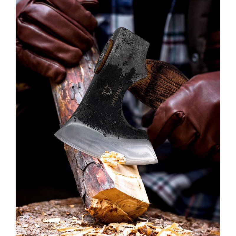 WICING Camping Axe - 21 inches Chopping Axe for Wood