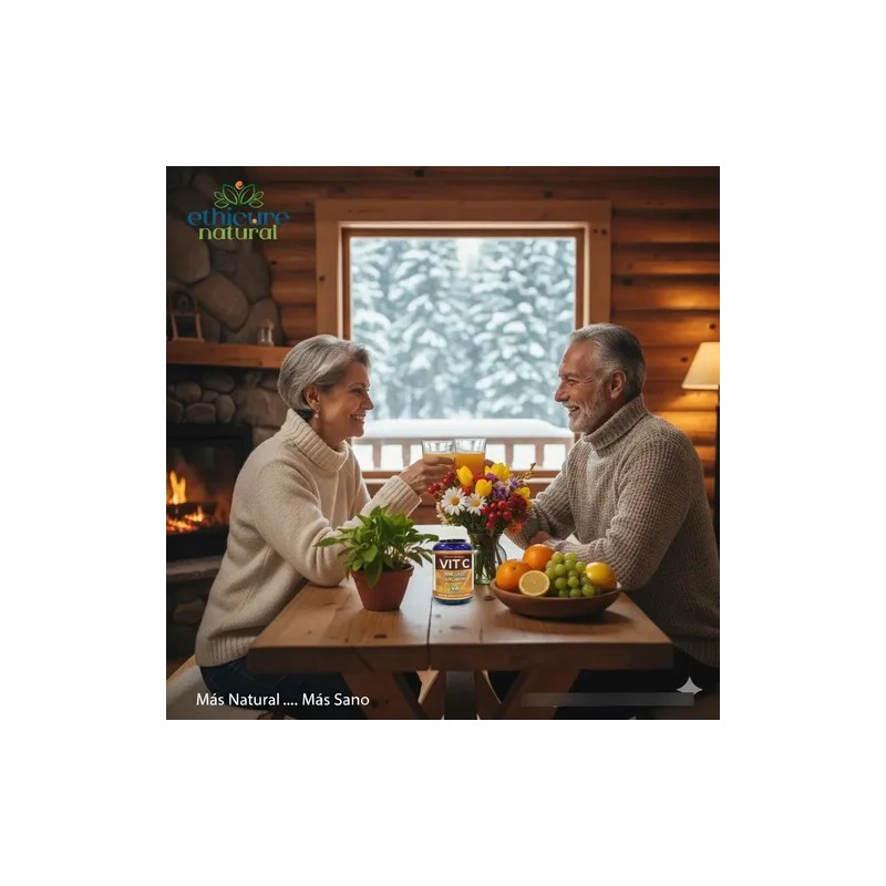 Ethicure Vitamina C, Jengibre Y Cúrcuma 90 Cápsulas