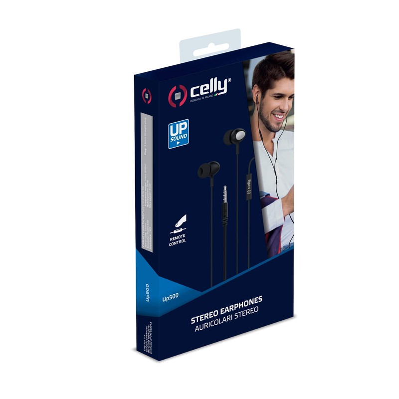 Celly UP500 In-Ear Stereo Headset for 3.5 mm Jack Socket