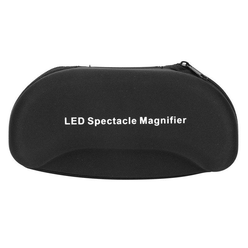 Professional 4.5X Rechargeable Head Mount Magnifying Glasses LED Magnifier for