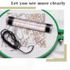 Chunful 1 Pcs Magnifying Ruler with Sliding Markers 6 Inch