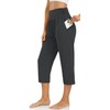 UEU Women's Plus Size High Waisted Capri Casual Summer Loose
