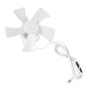 Outanaya Compact Hanging Fan with USB Plug High Wind Power