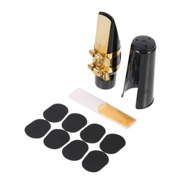 Kisangel 1 set Alto Saxophone Replacement Parts Set with Durable Pad Clips Cover and Buckle for Musicians Students and Beginners
