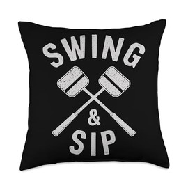 Croquet Game Set Adults Croquet Wicket Club Croquet Mallet Throw Pillow
