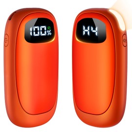 Hand Warmers Rechargeable - 14000mAh Electric Hand Warmer, Max 20 Hrs Warmth 4 Levels Heat Up to 131℉, Dual-Side Heating Portable Reusable Pocket Heater 2 Pack for Raynauds, Hunting, Camping, Golf