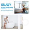 Linear Shower Drain 24 Inch, ZEKOO 2 in 1 Brushed
