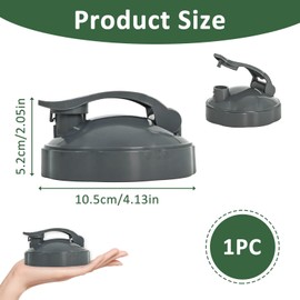 Flip Top To-Go Lid, Compatible with Lid 600W & 900W Models, Blender Cup Lid for 32/24/18OZ, Sturdy Blender Accessories Leak Proof, Easy Travel Lid Replacement for Enhanced Portability