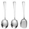 3 Pieces Stainless Steel Serving Spoons, Buffet Spoons, Large Long