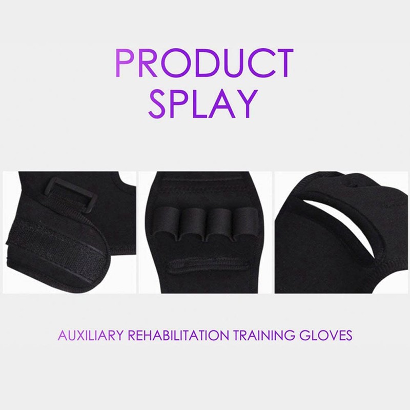 ALisasin Finger Rehabilitation Train Auxiliary Gloves Splint Finger Recovery Grip