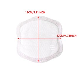 AIMALL 50PCS Disposable Anti-Overflow Breast Pads, Ultra-Thin 4.72 x 5.11 Inch Lactation Leak-Proof Pads, Comfortable Breathable Nursing Pads, Instant Absorption with Water Locking for Dryness