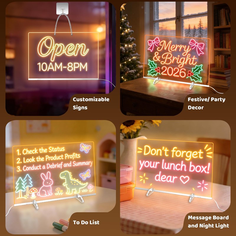 Cosmody 16" LED Drawing Board,Birthday Christmas Gift for Girls &