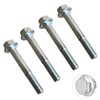 TERF® M8 X 45mm Serrated Flanged Hex Head Bolt M8