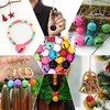 Pack of 60 Craft Bells, 22 mm, Colourful Metal Bells,