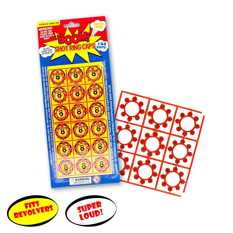 Party Central Shot Cap Ring 144-Piece Set for Toy